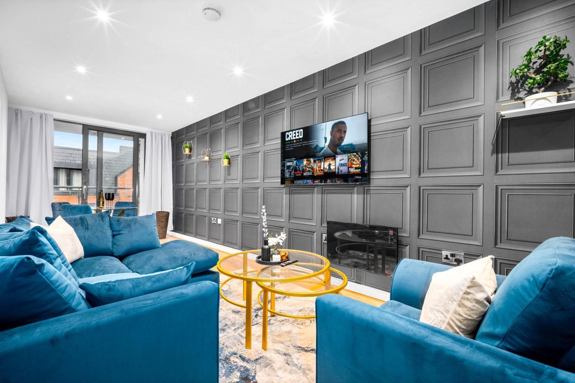 Luxury Two Bedroom Apartment - City Ceentre - Balcony - Jq - Netflix & Wifi - 11B Birmingham Esterno foto